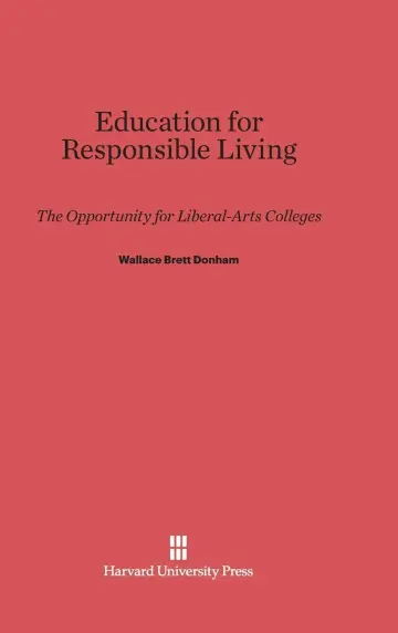 Cover of Education for Responsible Living