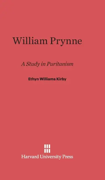 Cover of William Prynne