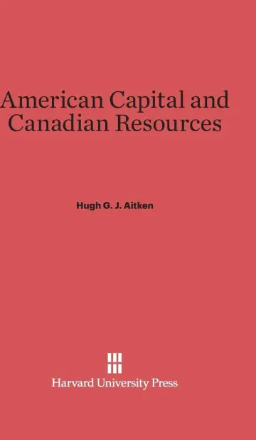 Cover of American Capital and Canadian Resources