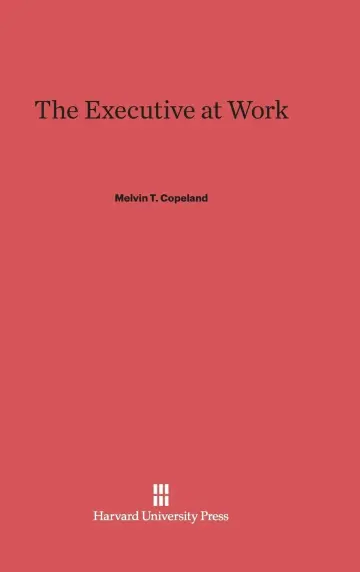 Cover of The Executive at Work