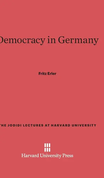 Cover of Democracy in Germany