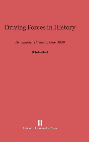Cover of Driving Forces in History