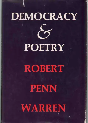 Cover of Democracy and Poetry
