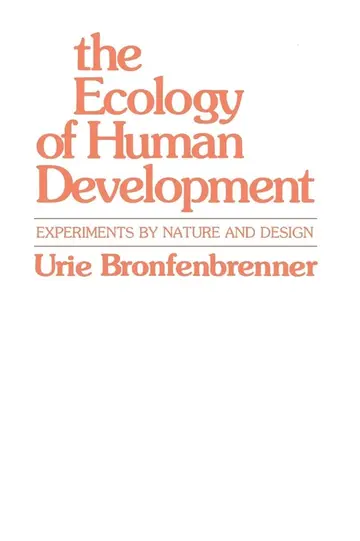 Cover of The Ecology of Human Development