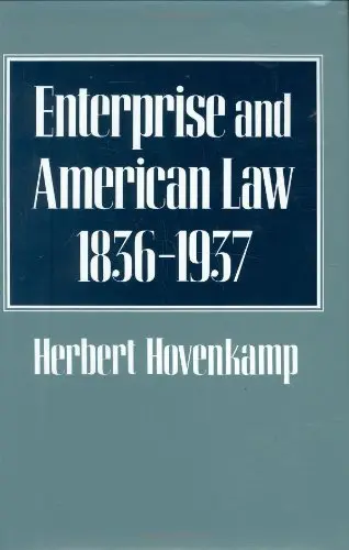 Cover of Enterprise & American Law, 1836–1937