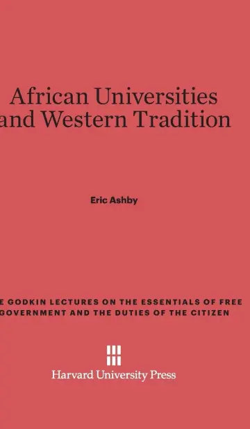 Cover of African Universities and Western Tradition