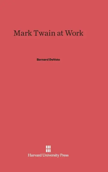 Cover of Mark Twain at Work
