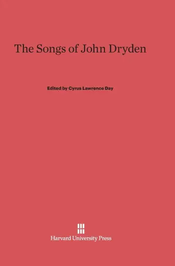 Cover of The Songs of John Dryden