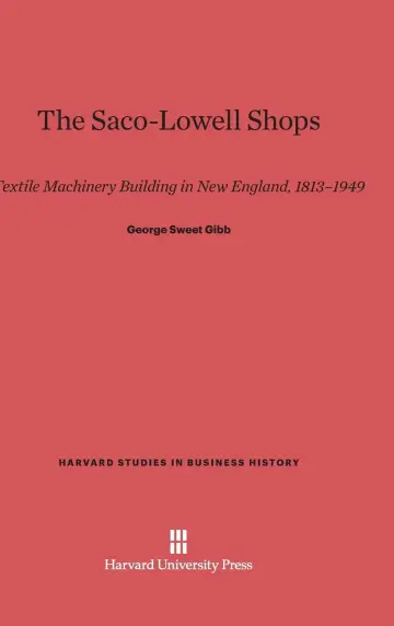 Cover of The Saco-Lowell Shops