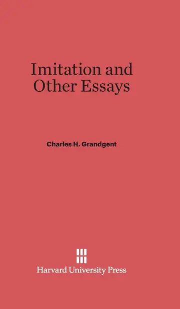 Cover of Imitation and Other Essays