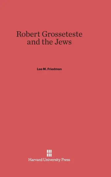 Cover of Robert Grosseteste and the Jews