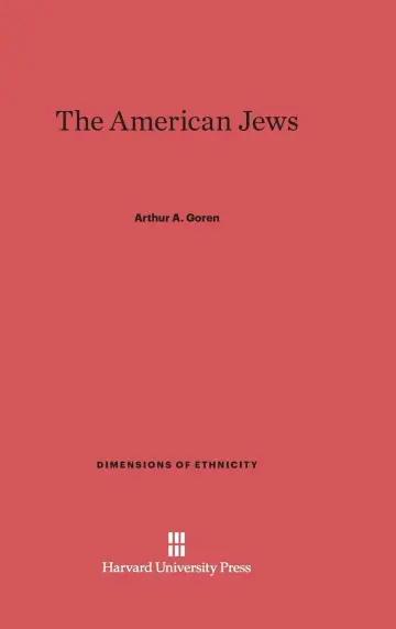 Cover of The American Jews