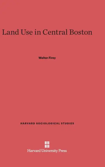 Cover of Land Use in Central Boston