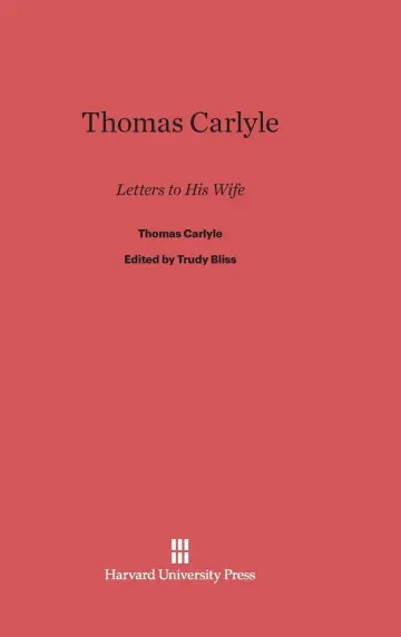 Cover of Thomas Carlyle