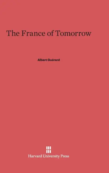 Cover of The France of Tomorrow