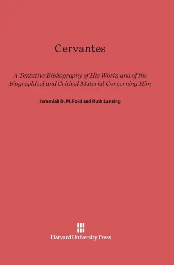 Cover of Cervantes