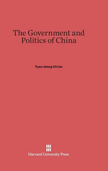 Cover of The Government and Politics of China
