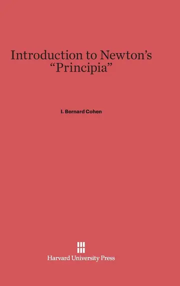 Cover of Introduction to Newton's "Principia"