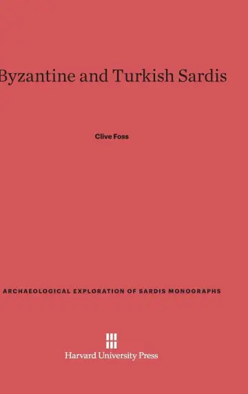 Cover of Byzantine and Turkish Sardis