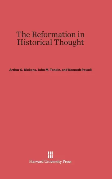 Cover of The Reformation in Historical Thought
