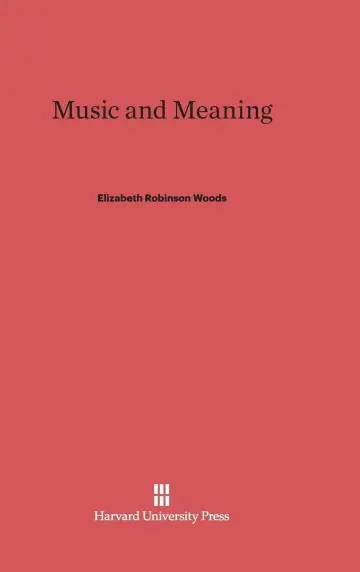 Cover of Music and Meaning