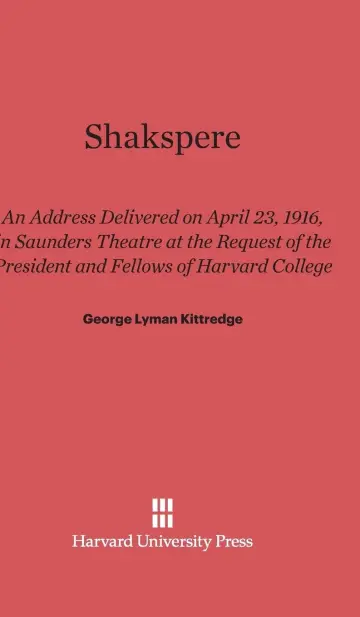 Cover of Shakespere