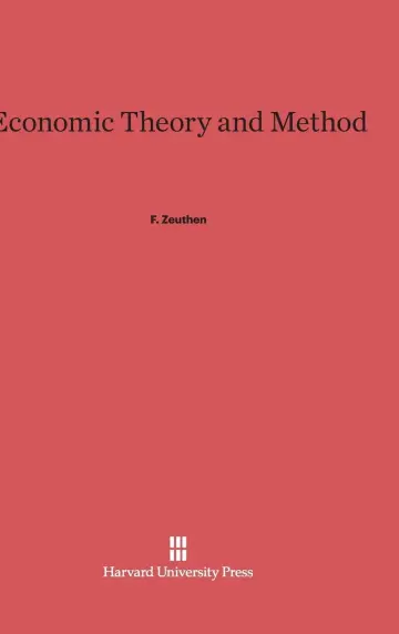 Cover of Economic Theory and Method
