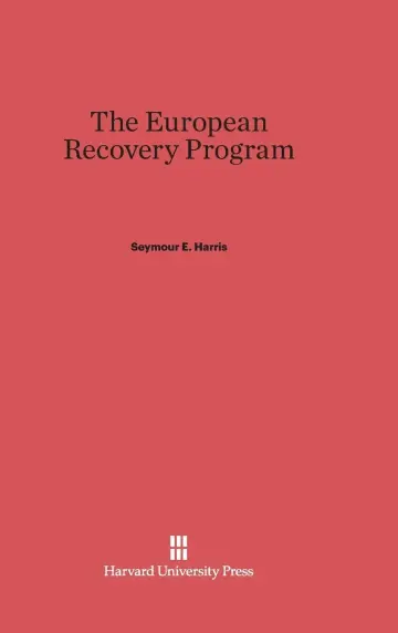 Cover of The European Recovery Program