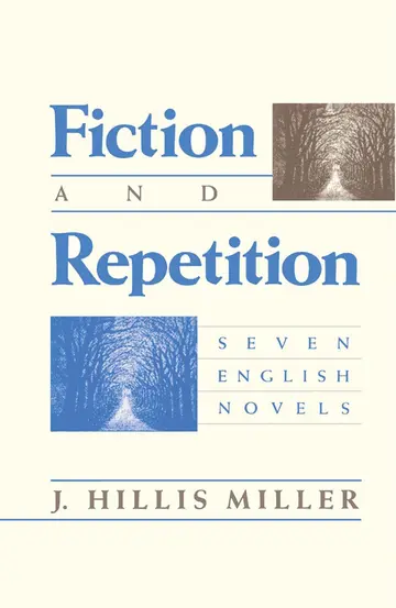 Cover of Fiction & Repetition – Seven English Novels