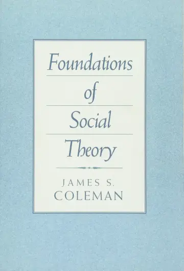 Cover of Foundations of Social Theory