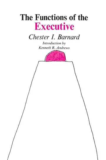 Cover of The Functions of the Executive