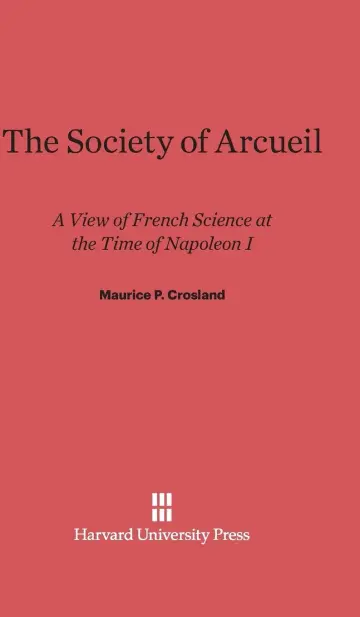 Cover of The Society of Arcueil