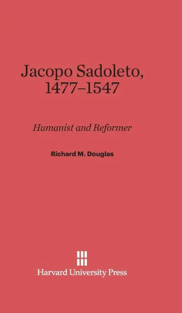 Cover of Jacopo Sadoleto, 1477-1547