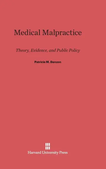 Cover of Medical Malpractice