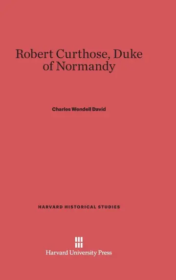 Cover of Robert Curthose, Duke of Normandy