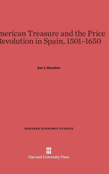 Cover of American Treasure and the Price Revolution in Spain, 1501-1650