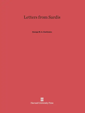 Cover of Letters from Sardis