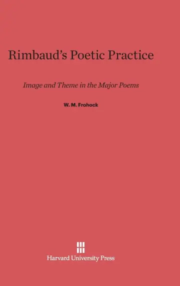 Cover of Rimbaud's Poetic Practice