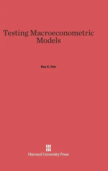 Cover of Testing Macroeconometric Models