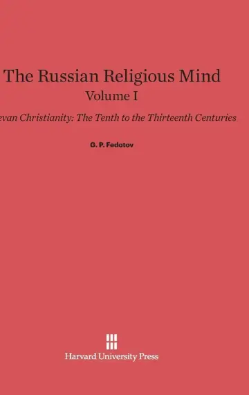 Cover of The Russian Religious Mind, Volume I