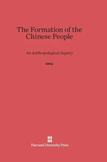 Cover of The Formation of the Chinese People