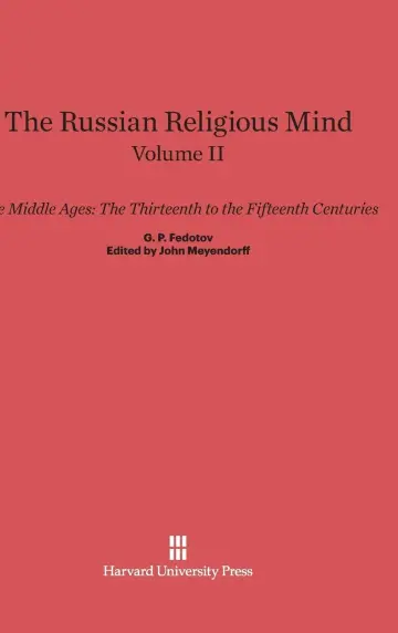 Cover of The Russian Religious Mind, Volume II
