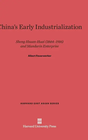 Cover of China's Early Industrialization