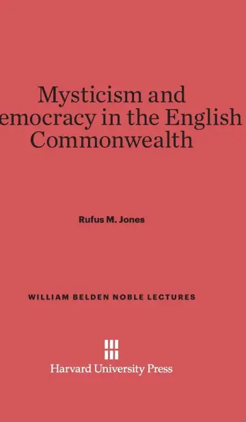 Cover of Mysticism and Democracy in the English Commonwealth