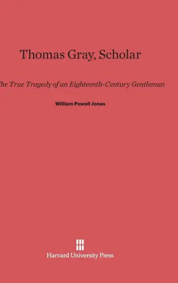 Cover of Thomas Gray, Scholar
