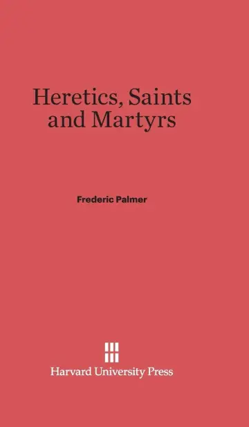 Cover of Heretics, Saints and Martyrs