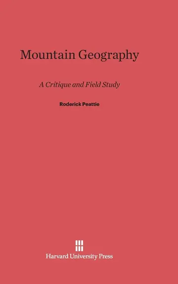 Cover of Mountain Geography