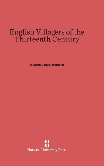 Cover of English Villagers of the Thirteenth Century