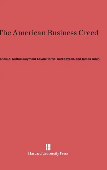 Cover of The American Business Creed
