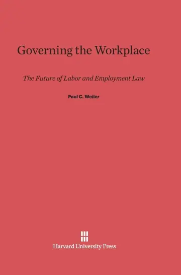 Cover of Governing the Workplace